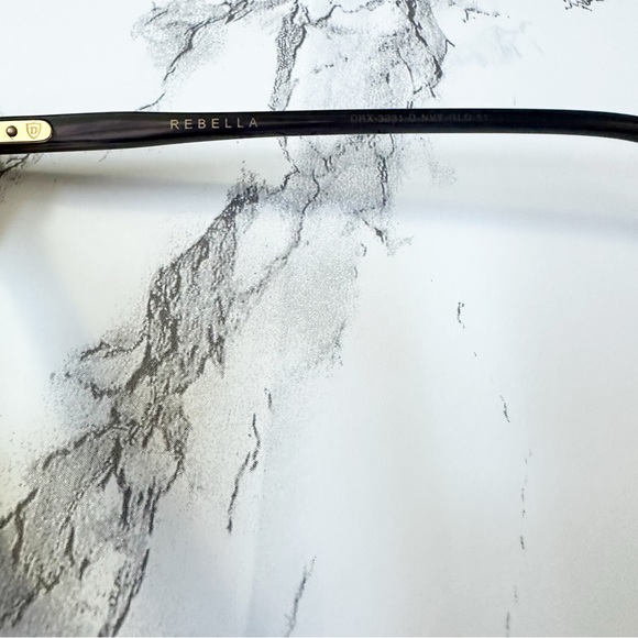 DITA Rebella Eyeglasses Navy Blue Gold Cateye - Picture 9 of 12